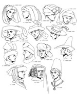 coloring page Clothing of the Renaissance
